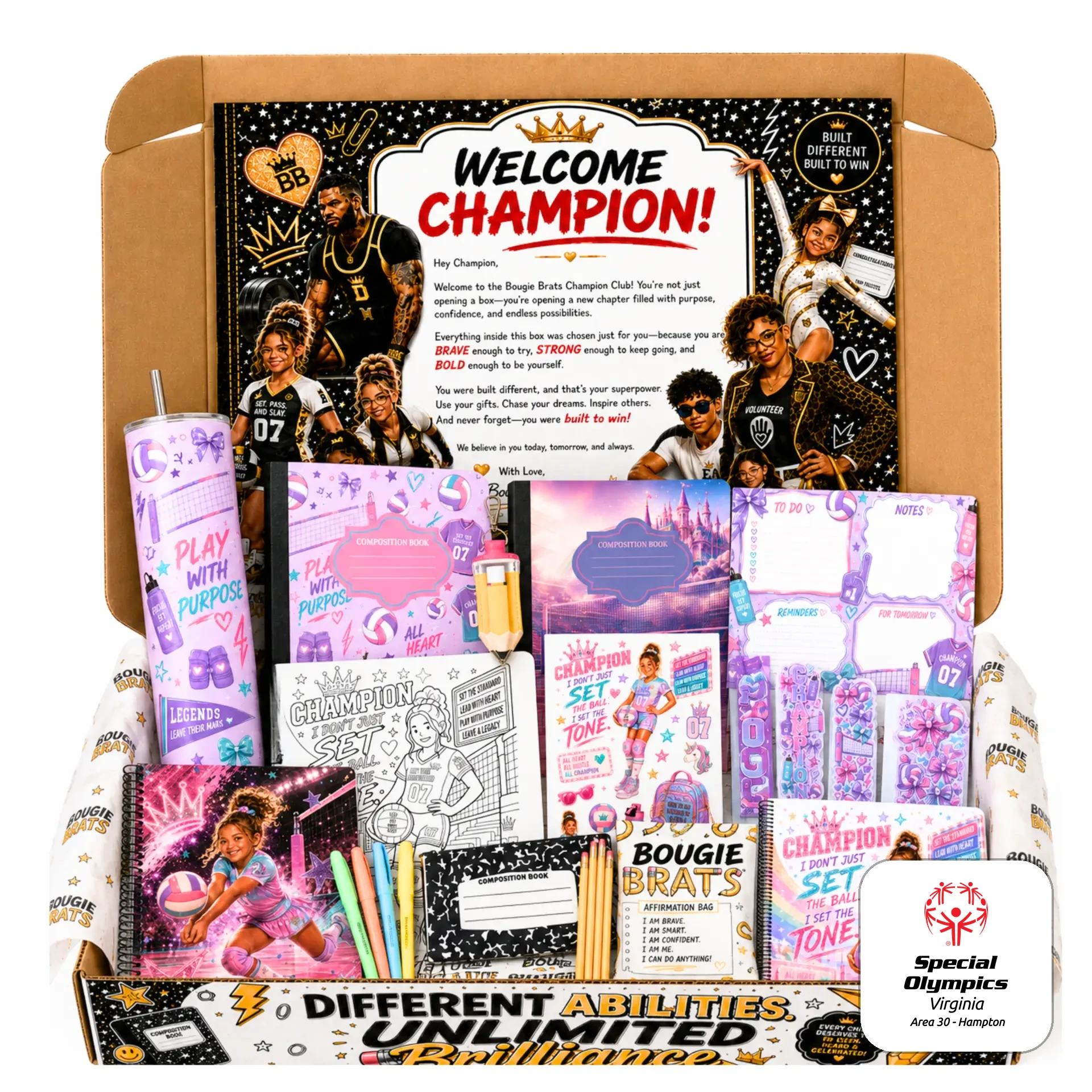 Maddie's box — ready-made Champion box