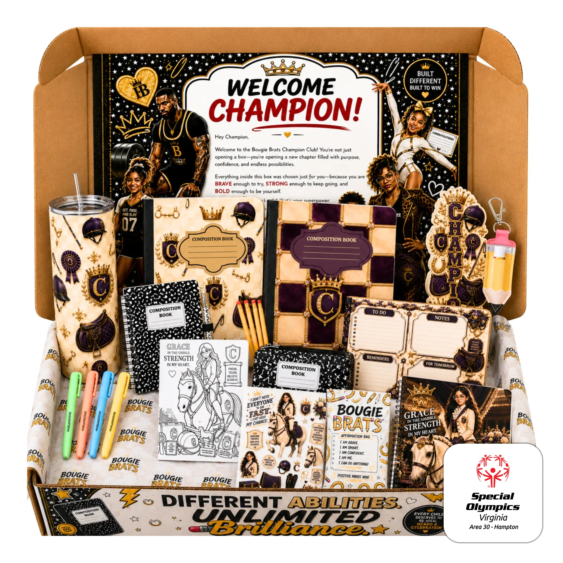 Cindy's box — ready-made Champion box