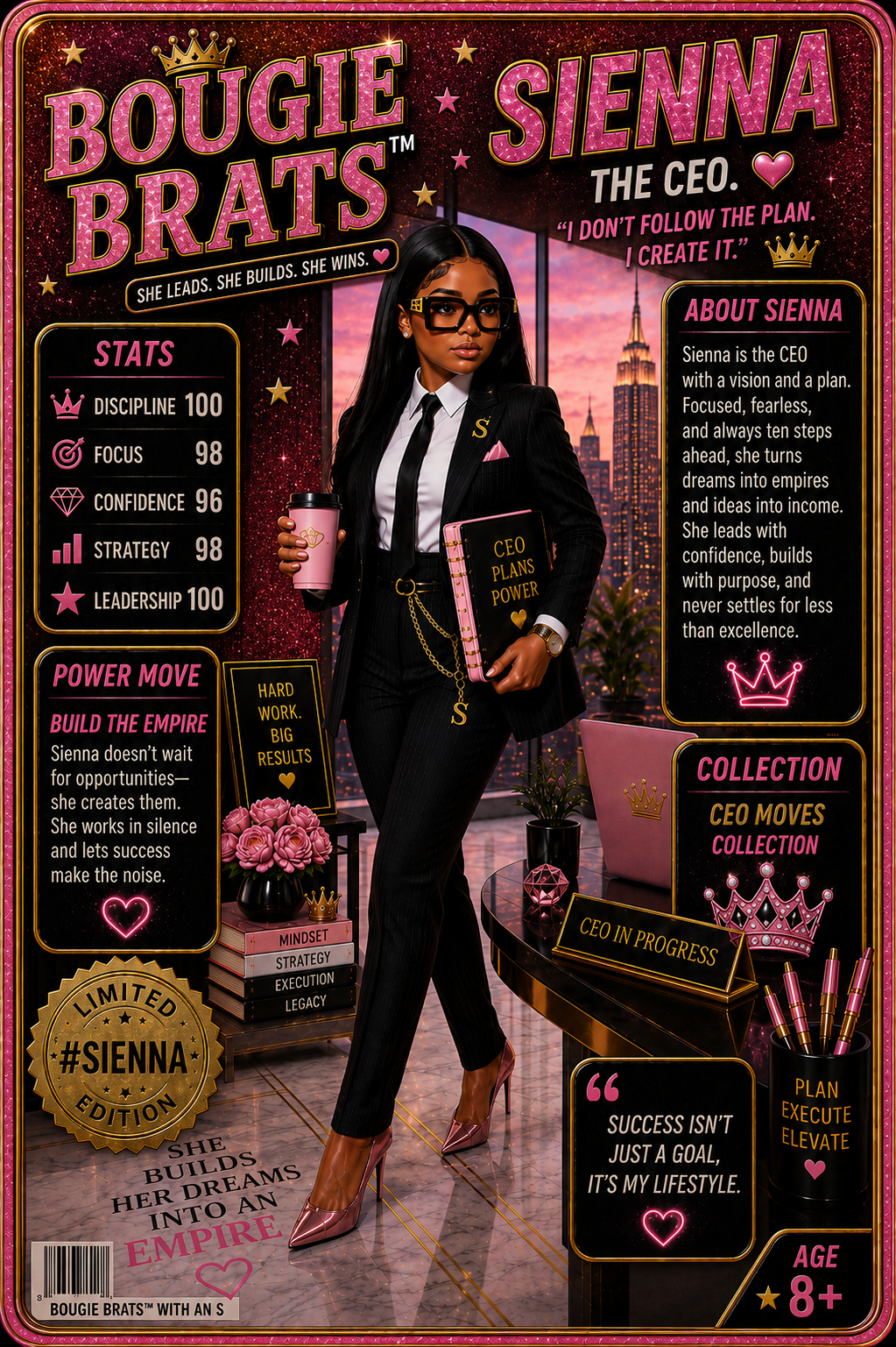Sienna, She makes it happen, a Bougie Brats character