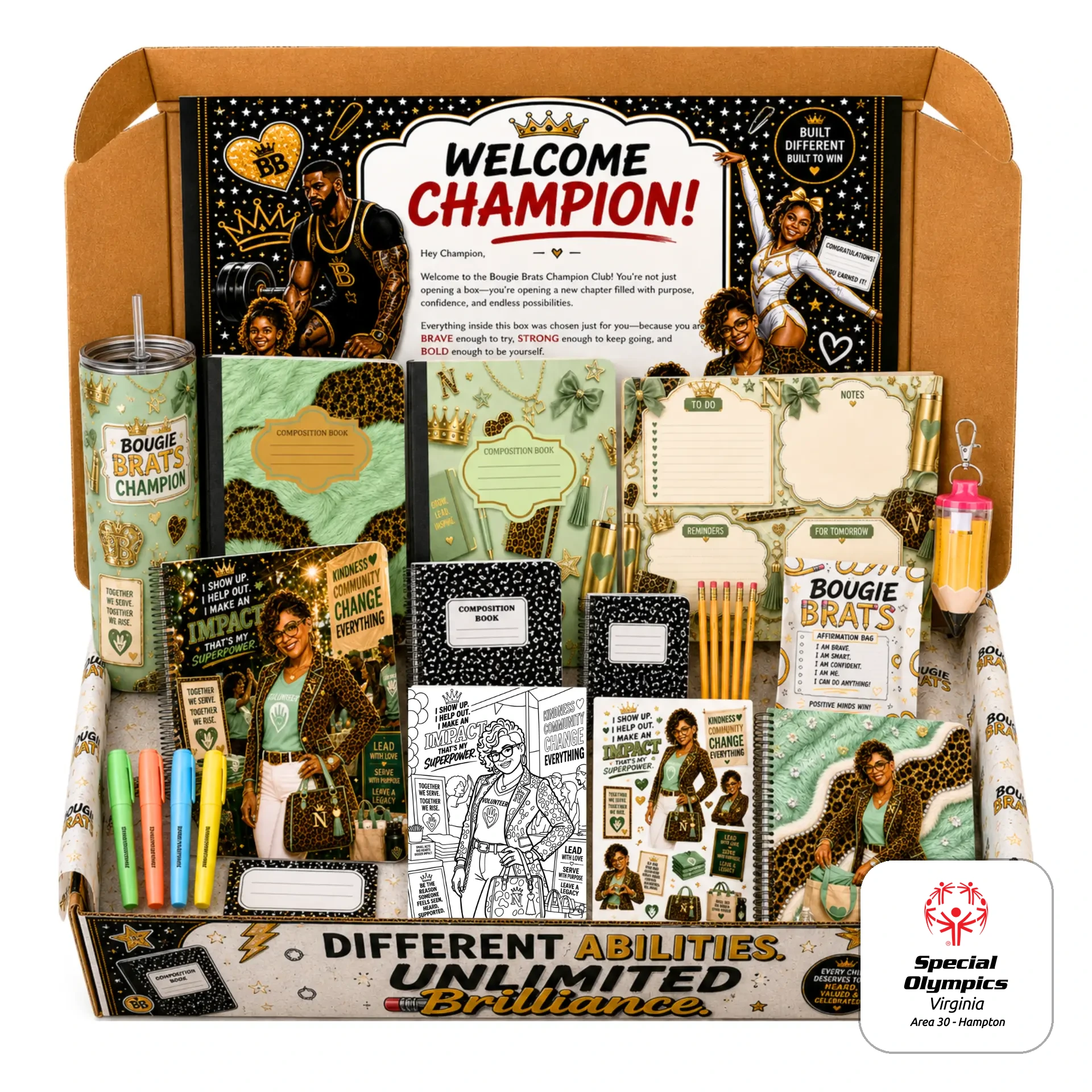 Nikki's box — ready-made Champion box